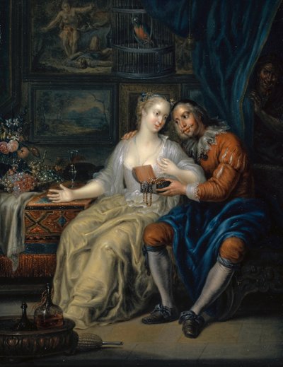 マッチメーカーとのカップル、c。 1750年。 作： Johann Georg Platzer