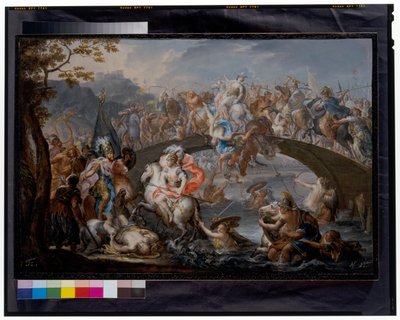 アマゾネスの戦い 作： Johann Georg Platzer
