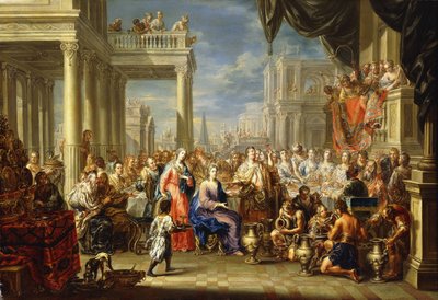 カナの結婚、 作： Johann Georg Platzer