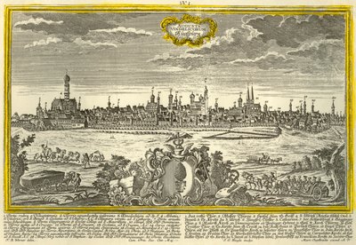 アウグスブルク、c1740。 作： Johann Georg Ringlin