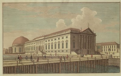 1773年のベルリンのオペラハウスの眺め 作： Johann Georg Rosenberg