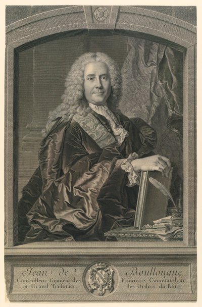 ジャン・ド・ブローニュの肖像 作： Johann Georg Wille