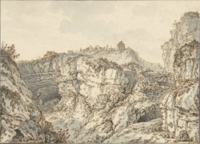 モンマルトルの岩場 作： Johann Georg Wille
