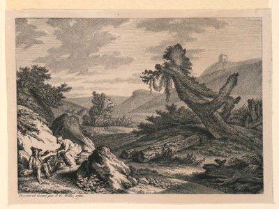 ピクニック 作： Johann Georg Wille