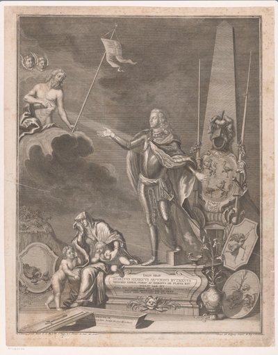 Heinrich II von Reuss-Obergreiz の記念碑 作： Johann Georg Wolffgang