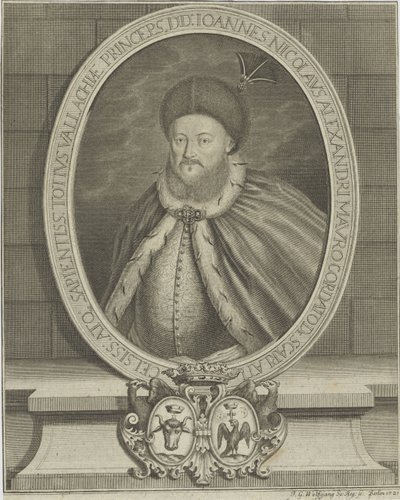 Nicolaos Mavrocordatos 1680-1730、1721。 作： Johann Georg Wolfgang