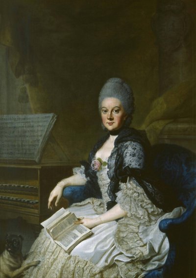 ブランズウィック＝ヴォルフェンビュッテル公爵夫人アンナ・アマリア 1739-1807 作： Johann Georg Ziesenis the Younger