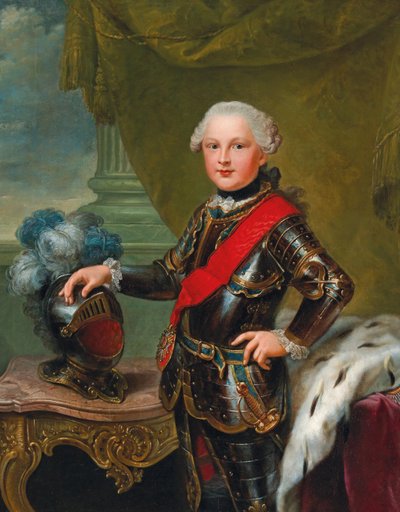 カール 2 世の肖像、1746 年 8 月～1795 年、ツヴァイブリュッケン公、1757 年。 作： Johann Georg Ziesenis the Younger