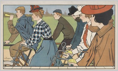 「Gamers Bicycles」のポスター、1912年頃（リソ） 作： Johann Georg van Caspel
