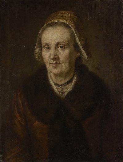 フード付き老婆 作： Johann Georg von Edlinger