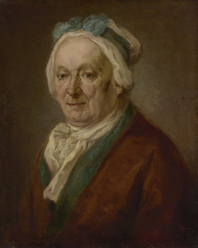 眠そうな男の肖像 作： Johann Georg von Edlinger