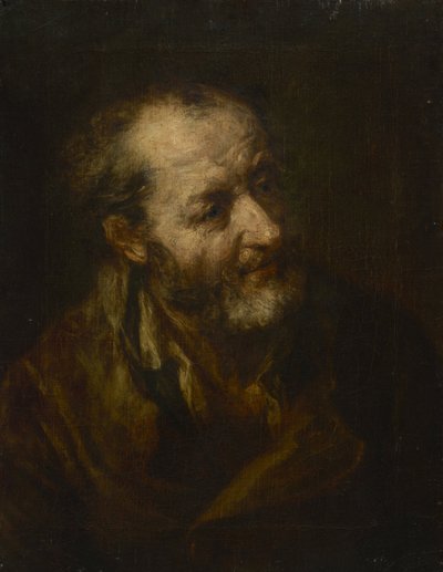 老人の肖像 作： Johann Georg von Edlinger