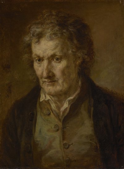 男性の肖像画 作： Johann Georg von Edlinger