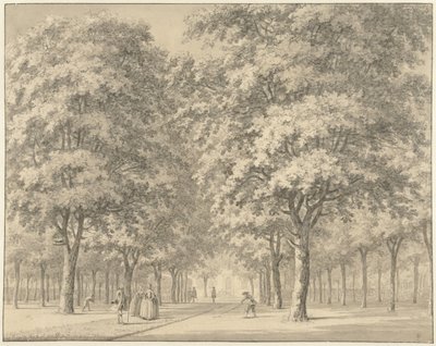 アウトドアの私道（フェルセルベーク？） 作： Johann Goll van Frankenstein (I)