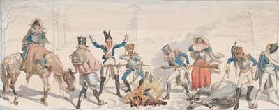 Fork Le Dejeuner à la Fourchette での昼食、1813 年。 作： Johann Gottfried Schadow