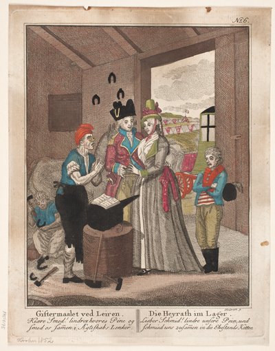 レイレンでの結婚式 作： Johann Gottlieb Friedrich