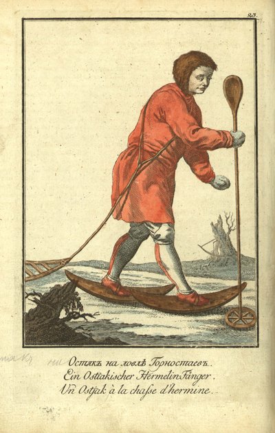 オタクの野蛮人狩り、1799年 作： Johann Gottlieb Georgi