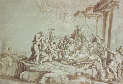 羊飼いたちの崇拝 作： Johann Gottlieb Prestel