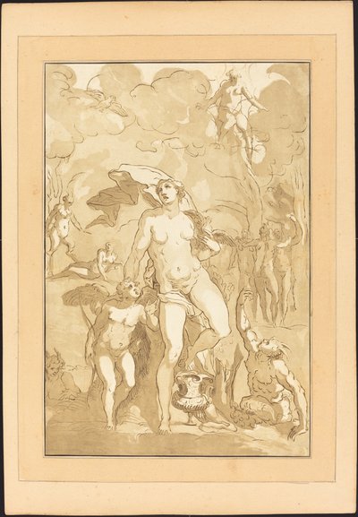 金星 作： Johann Gottlieb Prestel after Jacopo Ligozzi