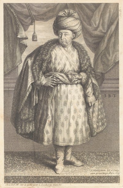 ジャン＝バティスト・タヴェルニエ（1605-1689）の肖像 作： Johann Hainzelmann