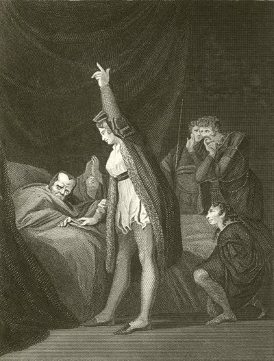 ボーフォート枢機卿の死 作： Johann Heinrich Füssli