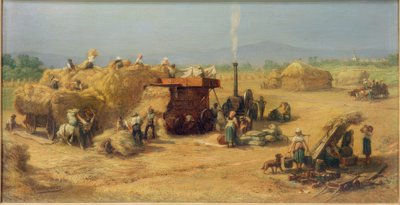 Praunheim付近での収穫 作： Johann Heinrich Hasselhorst