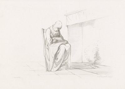 お昼寝 海の子ら（シリーズタイトル） 作： Johann Heinrich Maria Hubert Rennefeld