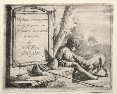 ヨハンハインリッヒルースシェパーディングシリーズ、1665年。 作： Johann Heinrich Roos