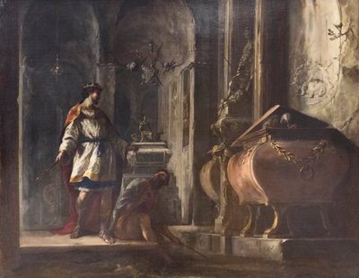 サウルとエンドアの魔女 作： Johann Heinrich Schonfeldt