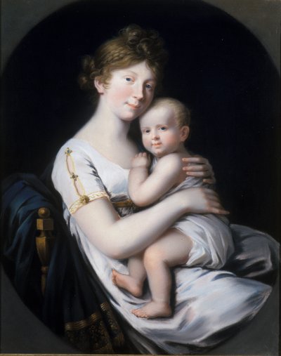 ルイーズフォンプロイセン皇太子とフリードリヒヴィルヘルム4世皇太子妃、1796年 作： Johann Heinrich Schroder