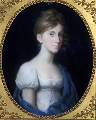 イダ、ザクセンワイマールアイゼナハ公の妻、1808年頃 作： Johann Heinrich Schroder