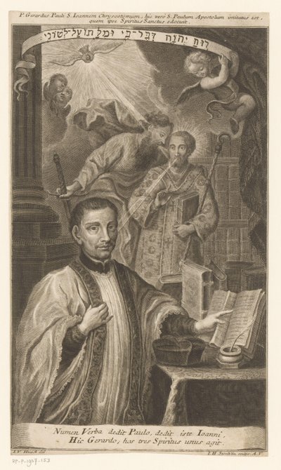 ゲルハルト・パウリの肖像 作： Johann Heinrich Störchlin