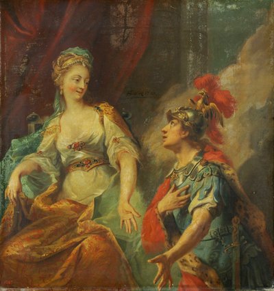ディドの前のアイネイアス 作： Johann Heinrich Tischbein