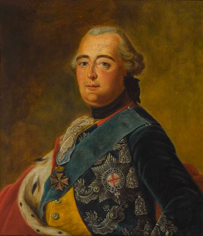 Frederic II de Hesse Cassel - Frederick II, Landgrave of Hesse-Kassel (1720-1785) - Tischbein, the Elder Johann Heinrich (1722-1789)です。油彩・キャンバス 寸法：77x65cm 個人蔵 作： Johann Heinrich Tischbein