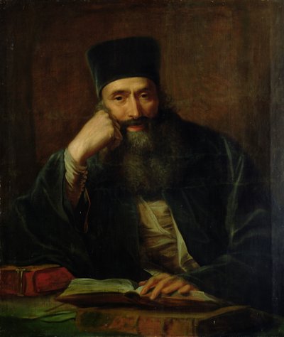 1787年クレタ島のオーリス修道院の司教、エラスムスの肖像 作： Johann Heinrich Tischbein