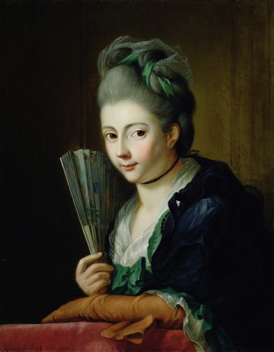 アーティストの娘アマリーの肖像 作： Johann Heinrich Tischbein