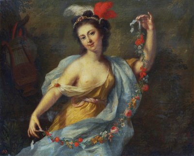 ミューズ・テルプシコーレ（9人のミューズ、1782年） 作： Johann Heinrich Tischbein