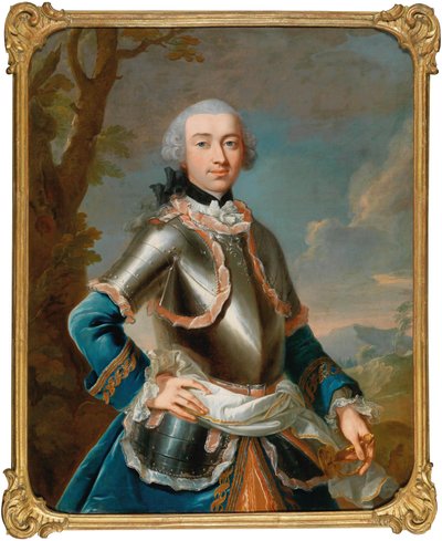 Rudolf Waldbott von Bassenheim 伯爵の肖像 1731-1805 年、1755 年から 1765 年の間。 作： Johann Heinrich Tischbein the Elder