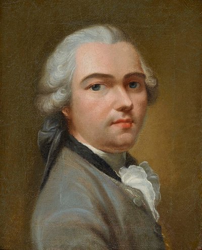 自画像、18世紀半ば 作： Johann Heinrich Tischbein
