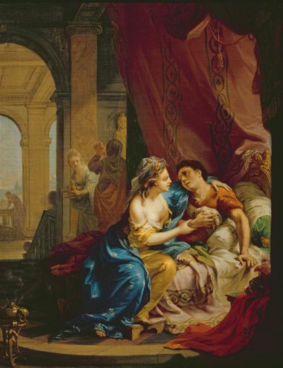 アンソニーとクレオパトラ、1774 作： Johann Heinrich Wilhelm Tischbein