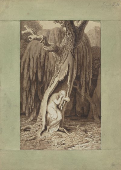 ドライアド。アイディルズシリーズ、1820年頃。 作： Johann Heinrich Wilhelm Tischbein