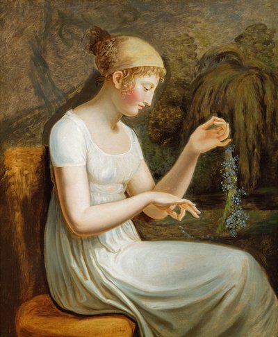 花を持つ少女 作： Johann Heinrich Wilhelm Tischbein