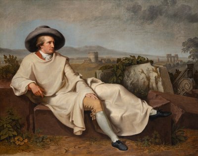 ローマ・カンパーニャのゲーテ 作： Johann Heinrich Wilhelm Tischbein