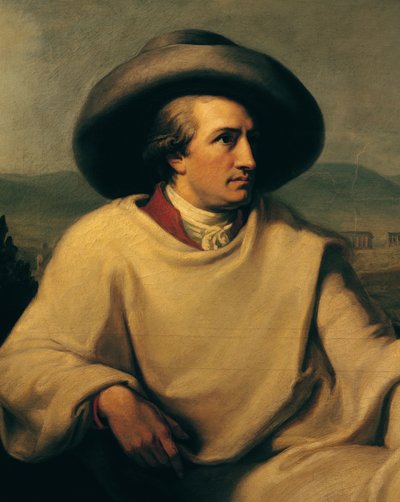 1790年頃のカンパーニャのヨハンヴォルフガングフォンゲーテ（1749-1832）（詳細） 作： Johann Heinrich Wilhelm Tischbein