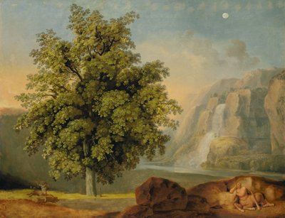チボリの風景 作： Johann Heinrich Wilhelm Tischbein