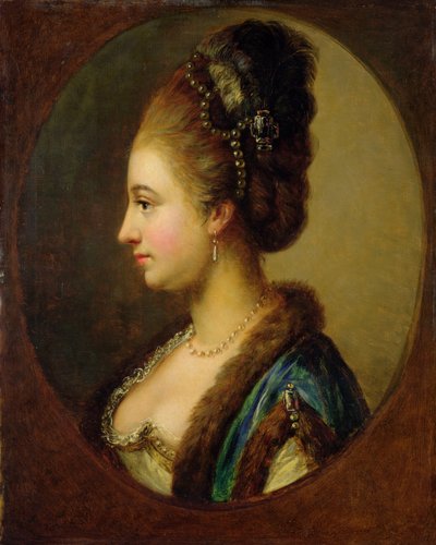 フィリピンのアマリー、ヘッセンカッセル伯爵夫人 作： Johann Heinrich Wilhelm Tischbein