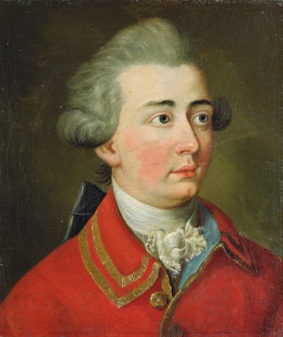 自画像 作： Johann Heinrich Wilhelm Tischbein