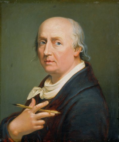 自画像 作： Johann Heinrich Wilhelm Tischbein