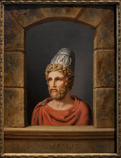 ユリシーズ。ヨハン・ハインリッヒ・ヴィルヘルム・ティッシュバイン（1751-1829）の絵画、油彩・キャンバス 作： Johann Heinrich Wilhelm Tischbein