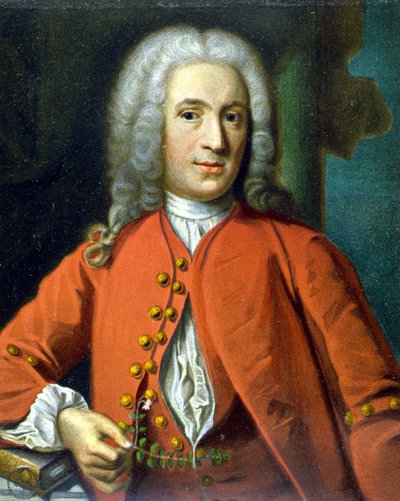 カール・フォン・リンネ スウェーデンの博物学者および作家 (1707 - 1778) - J. H. シェッフェル著、「リンネの肖像」、ティコ・タルバーグ 作： Johann Henrik Scheffel